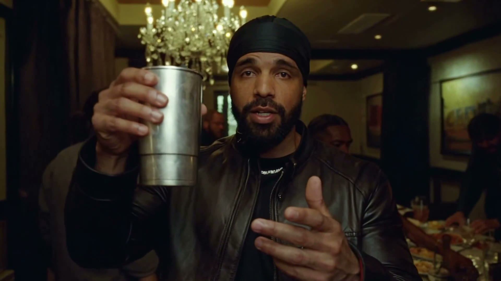 Drake · AI party take, frame at 2 seconds